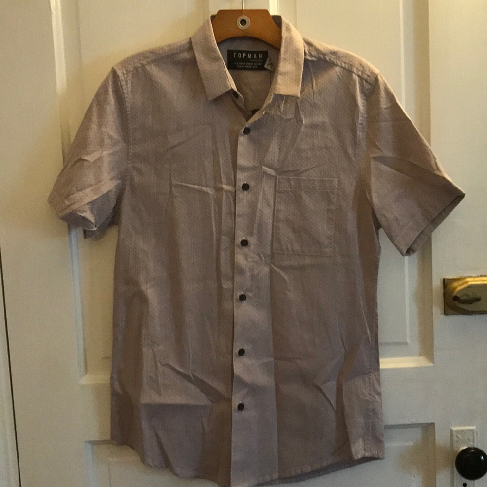 Topman Never Worn Short Sleeve Button Down